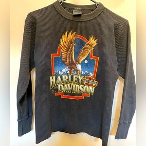Vintage thermal Harley-Davidson top